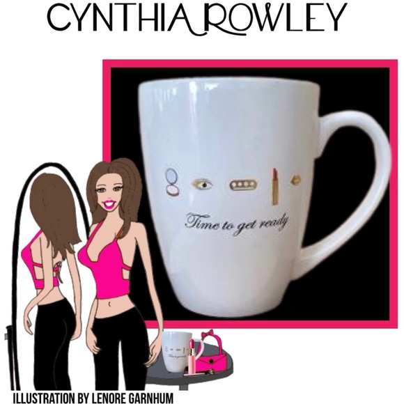 Cynthia Rowley Other - New Cynthia Rowley "Time to get ready" makeup mug